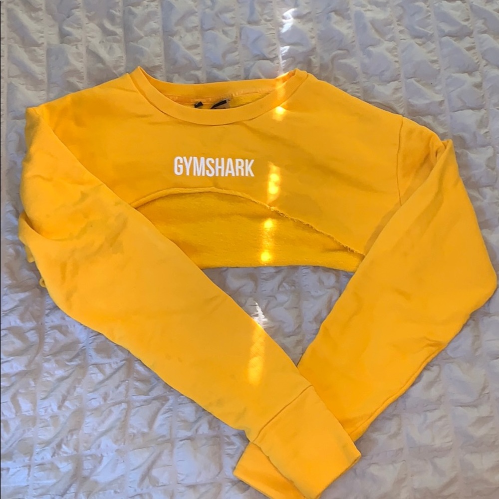 Gym shark super cropped crewneck